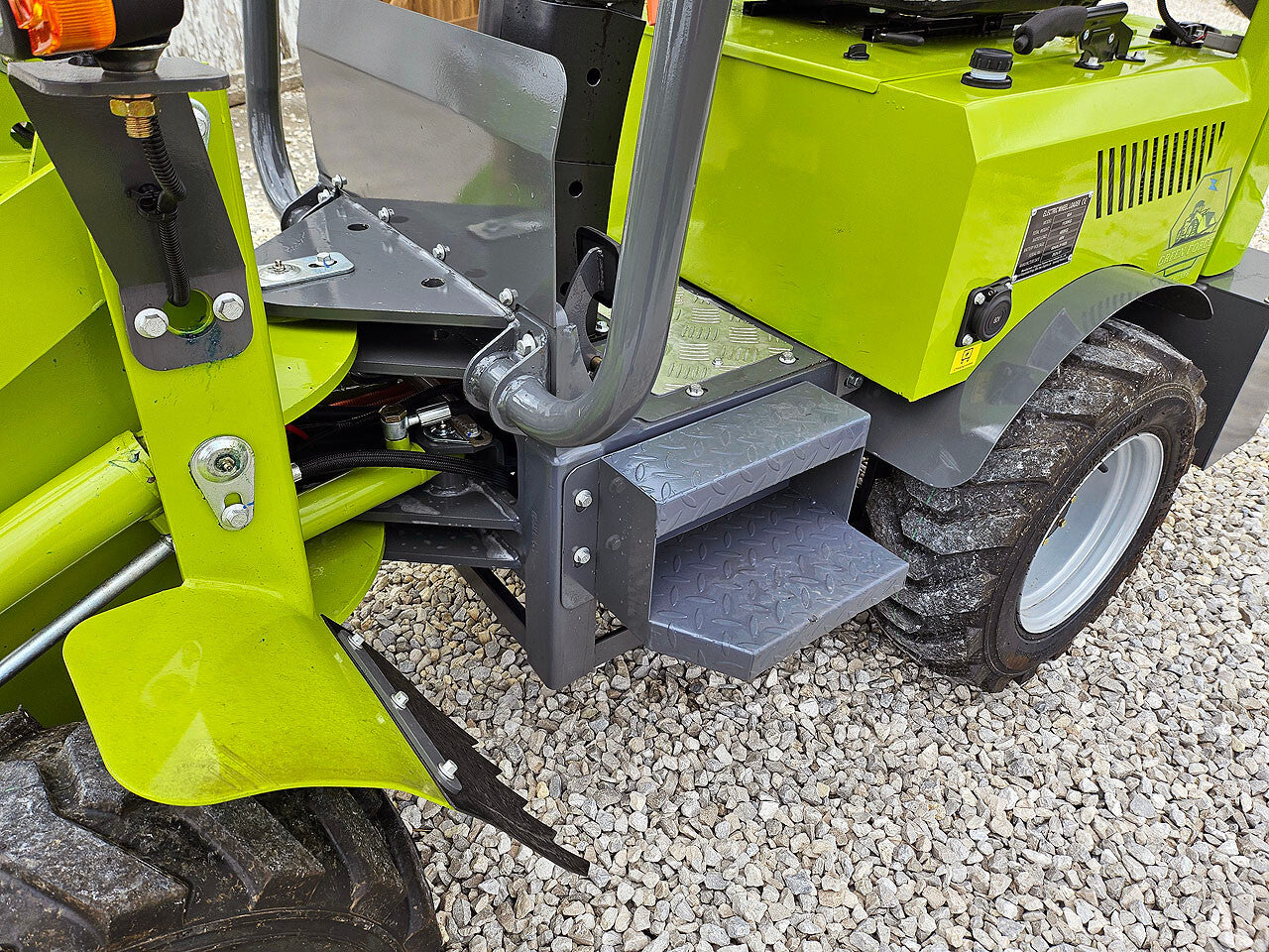2025 Greenforce Machines EV880L Electric Wheel Loader Bobcat Skid Steer 880Lbs