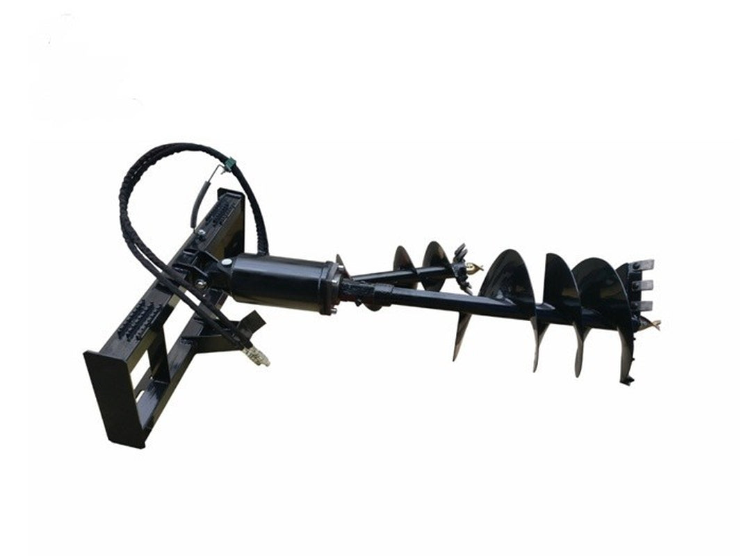 Wolverine Skid Steer Attachment Auger Post Hole Hydraulic Digger 12” & 18” Bits