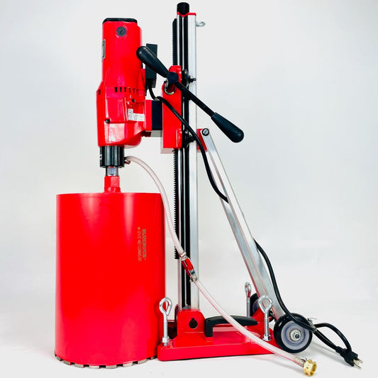BLUEROCK 12Z1 T/S Tilting Stand 2-Speed Concrete Core Drill Fits Milwaukee Bits