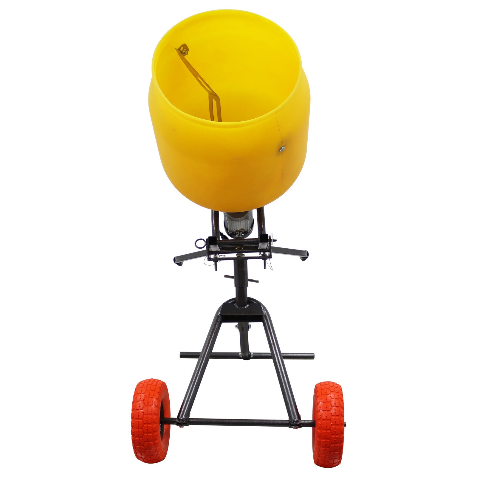 100L/3.5 Cu.Ft Push-Type Cement Mixer Concrete Mortar Polythene Drum 110V 300W