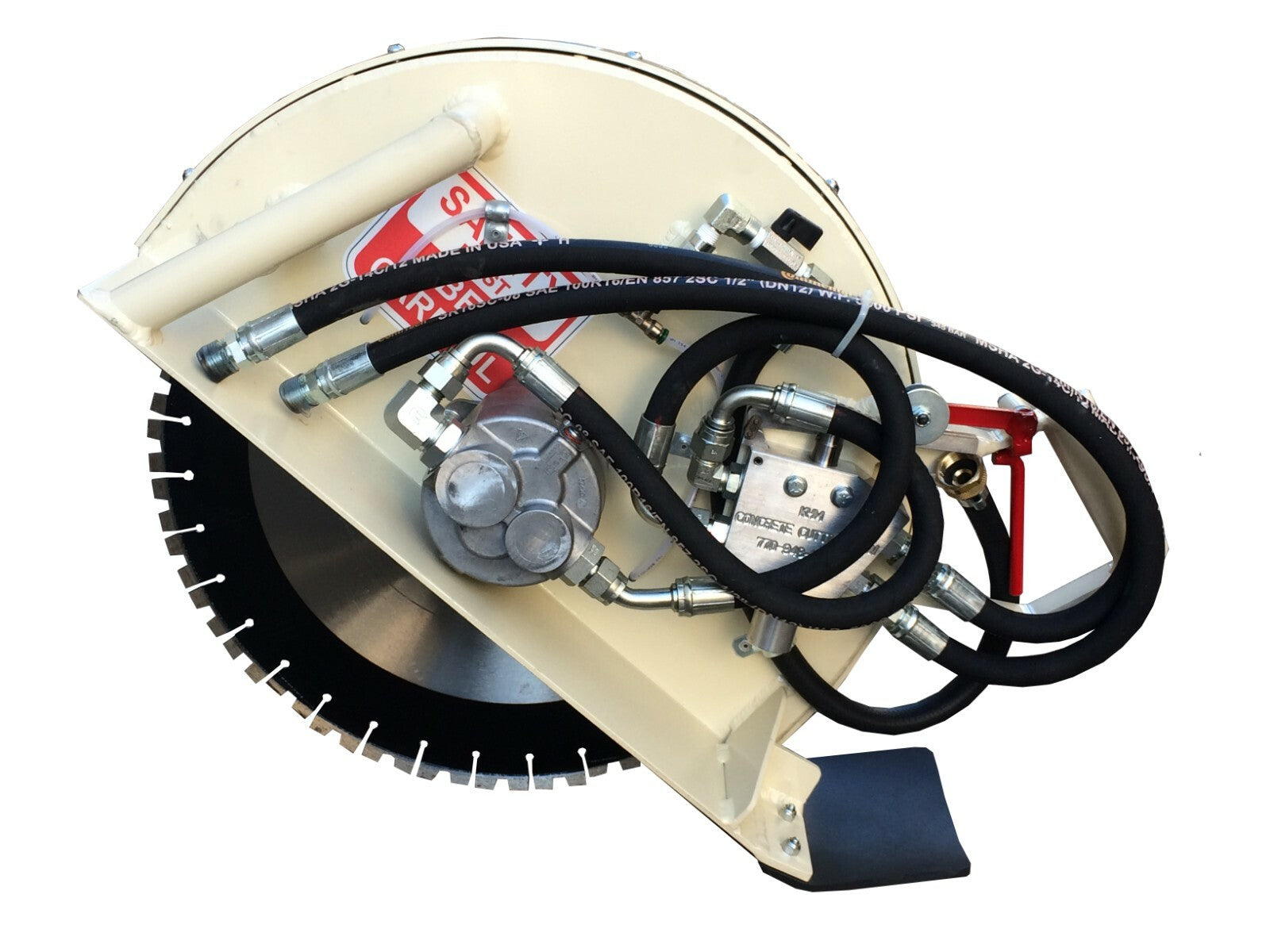24" Flush Combo Hydraulic Concrete Cutting Saw