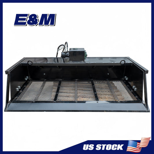 SAND Screening Bucket Vibration Funnel for Bobcat Skid Steer Loader Attachments