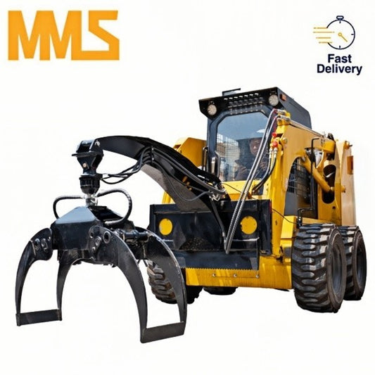 360°ROTATING Log Grapple Hydraulic for BOBCAT Skid Steer Loader Grabber Clip
