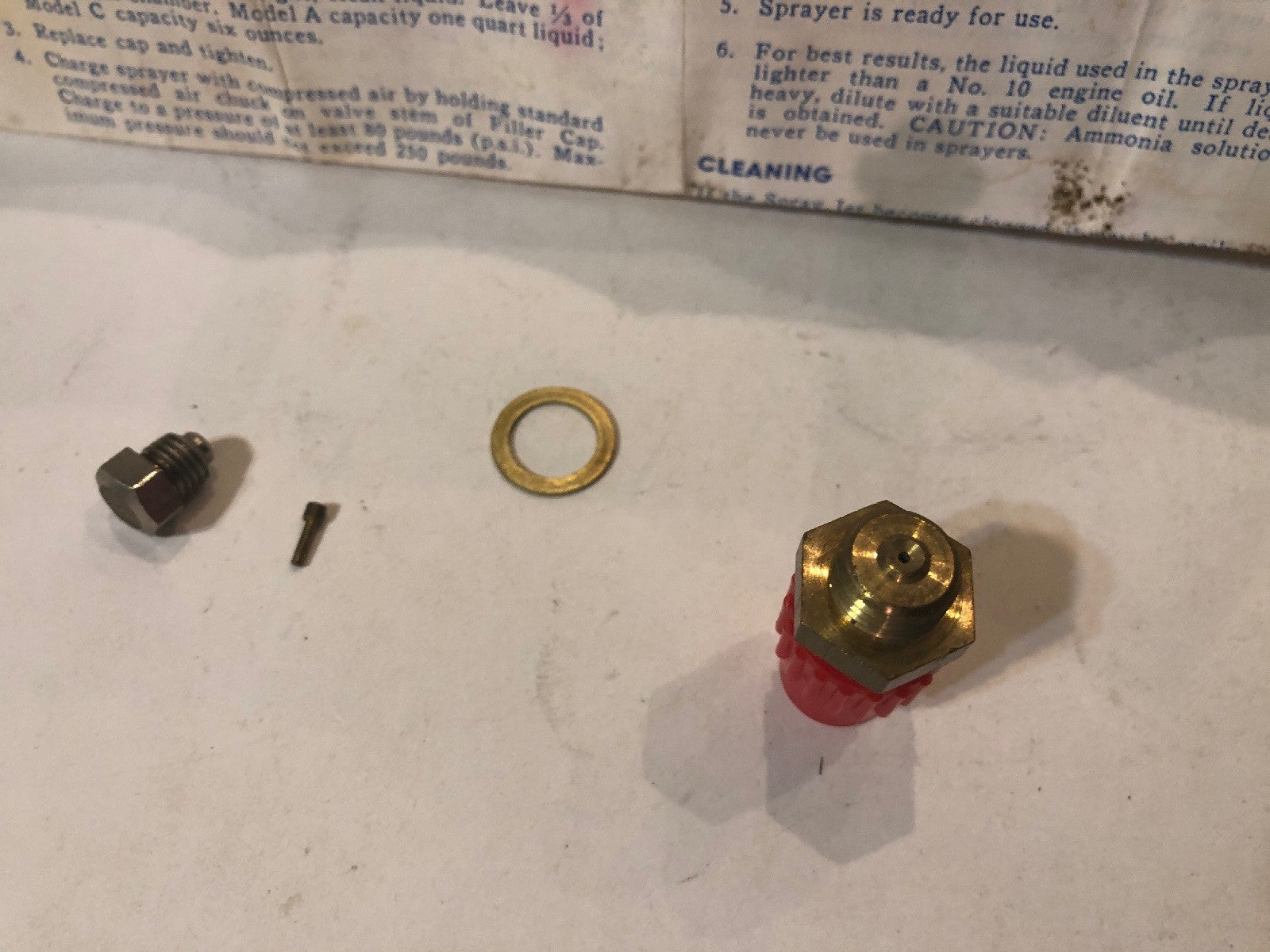 2 Spray Nozzles for SURE SHOT Sprayers 201 & 602