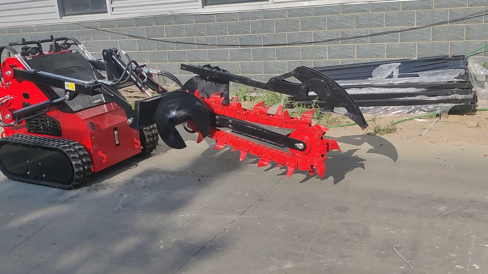 TYPHON Skid Steer Loader Trencher Attachment Loader Trencher FREE DELIVERY