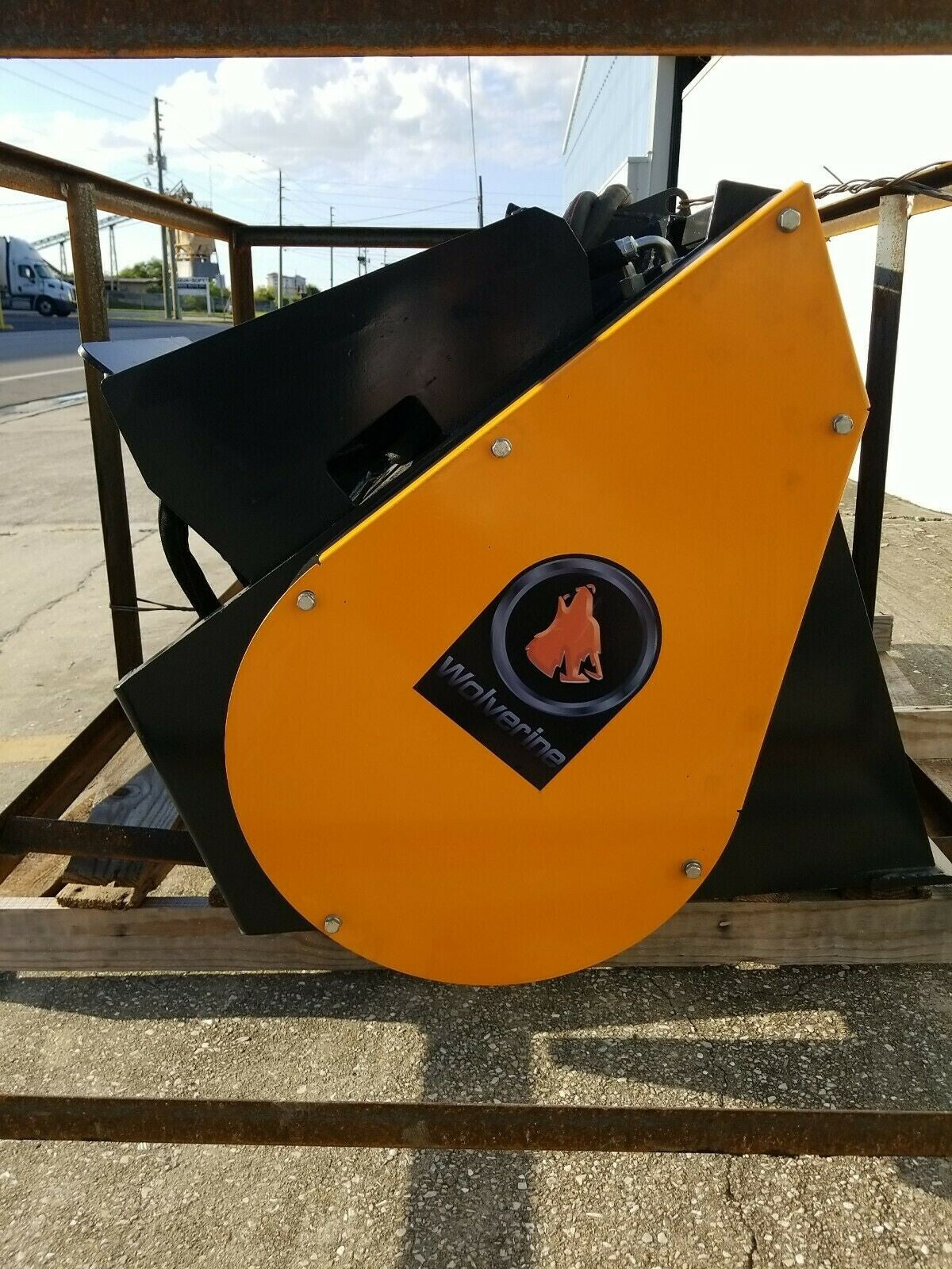 Wolverine Concrete Cement Mixer Skid Steer Mix N Go Attachment + Remote