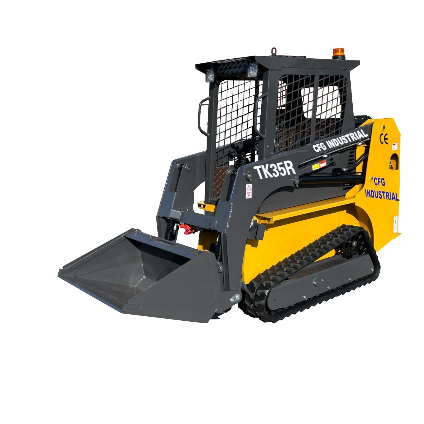 AGT Mini Skid Steer Track Loader 32.8HP Gas Engine 1.5 Ton Crawler Bucket 37.4In