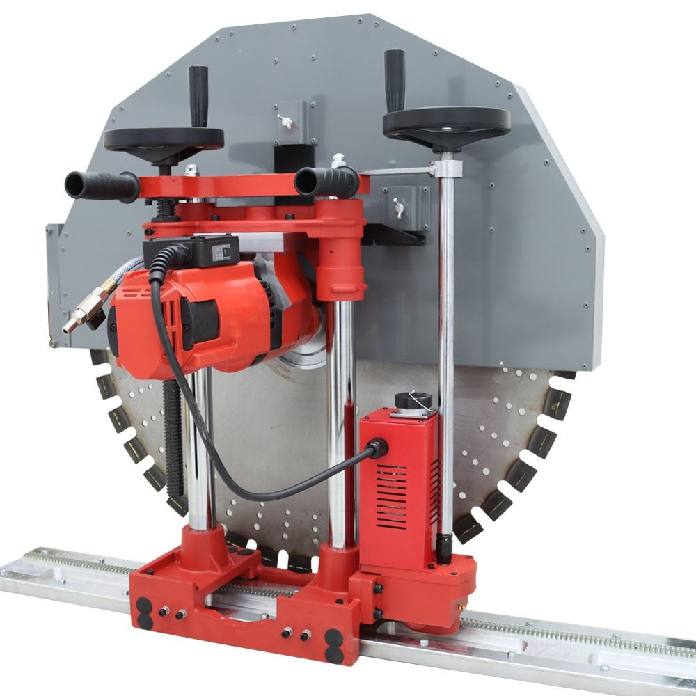 220V 20" Deep Concrete Wall Cutter Brick Stone Walls Rebar Cutting Saw Machine