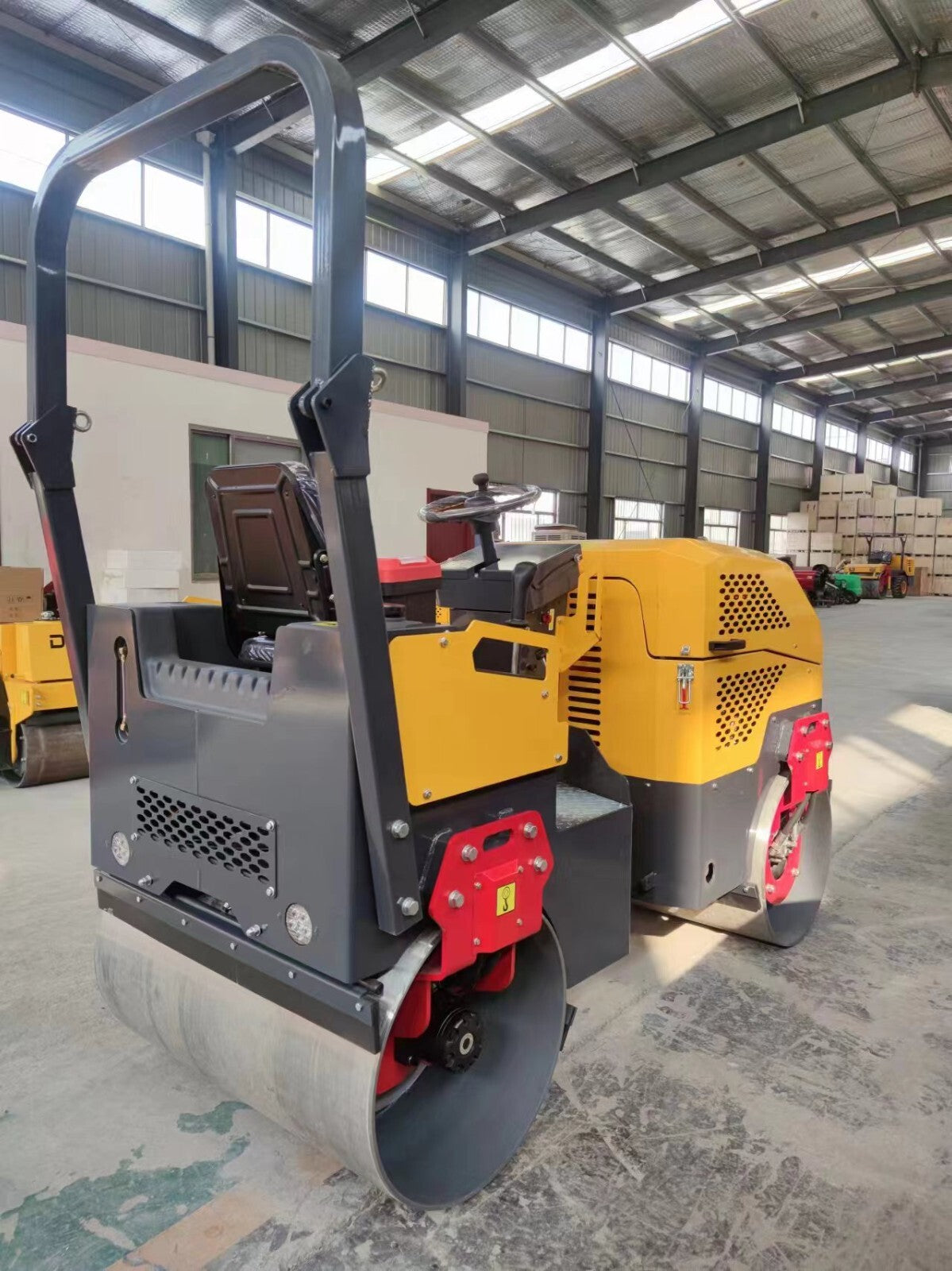 Construction 2 Tons Fully Hydraulic Double Drum Road Roller Compactor for Sale