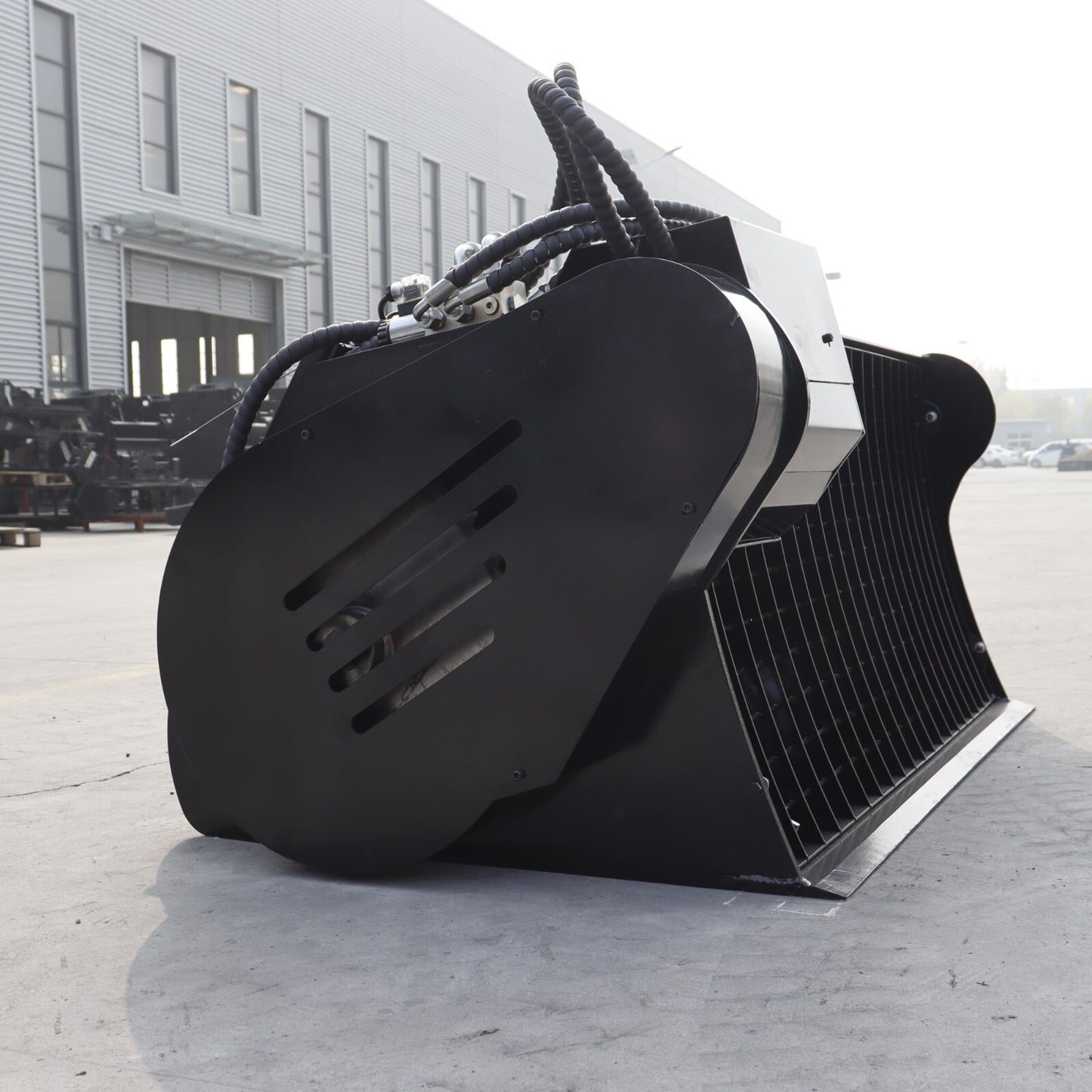 Heavy Duty Attachment 48 Inch Concrete Mixer Match Bobcat Skid Steer Loader