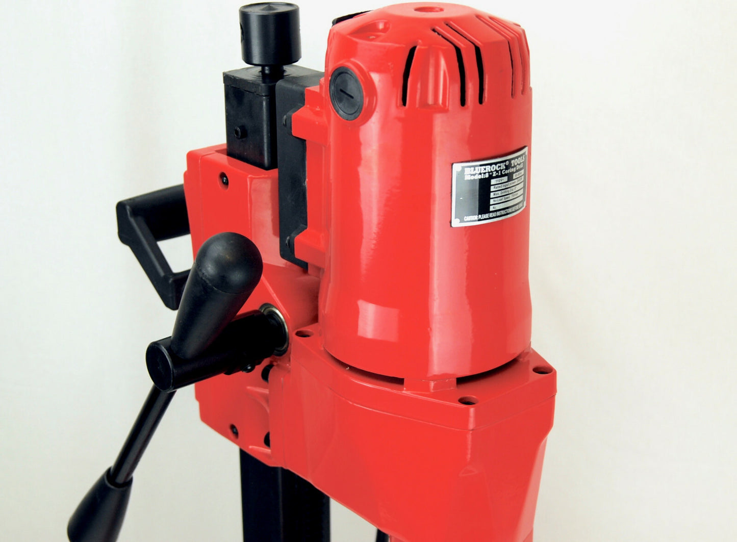 BLUEROCK 8Z1RB Concrete Core Drill with Rolling Base Stand + 1" - 8" Wet Bit Set