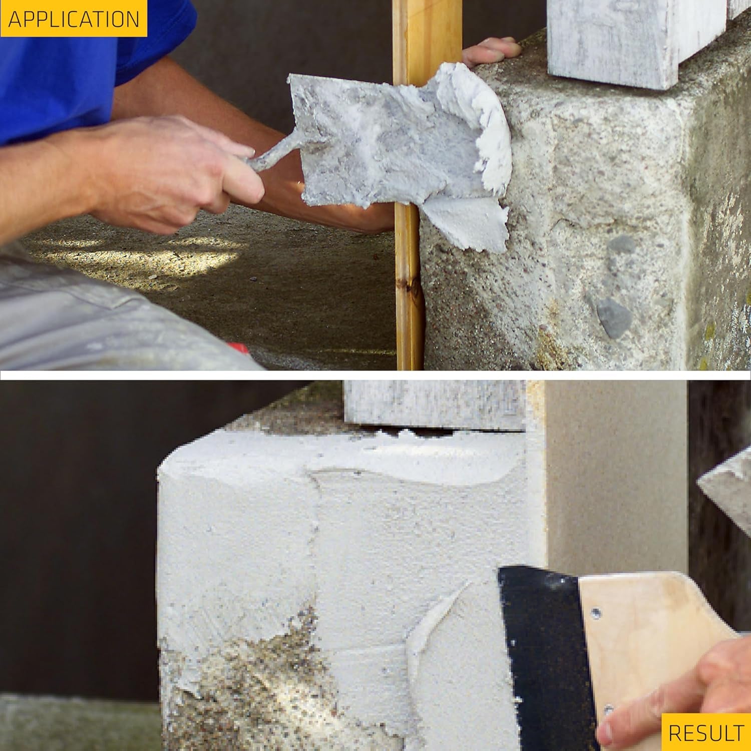 Sika - Sikacryl - Gray - Ready-Mix Concrete Patch - for Repairing Spalls and Cracks in Concrete and Masonry - Textured - 1 Qt (Pack of 1)