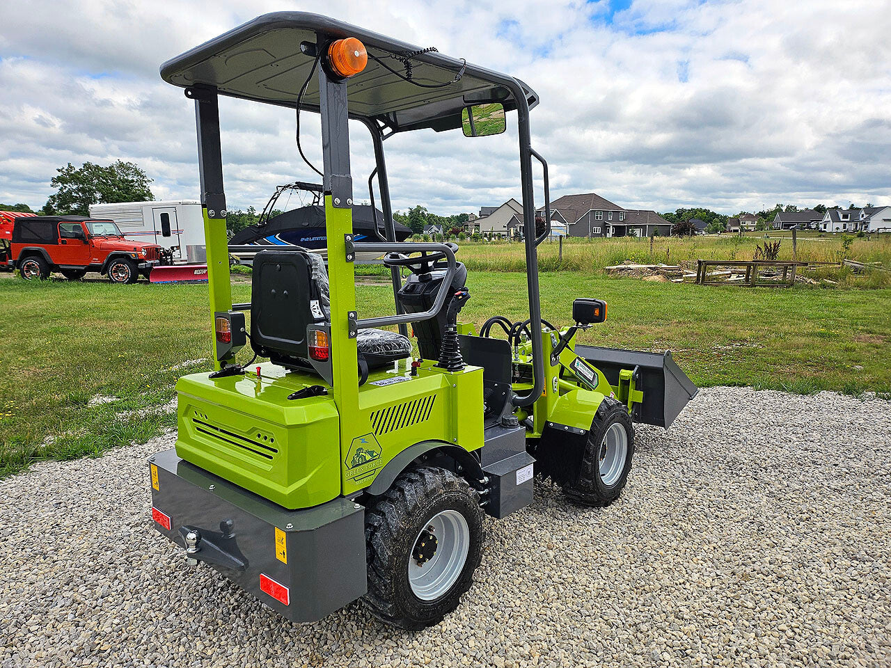 2025 Greenforce Machines EV880L Electric Wheel Loader Bobcat Skid Steer 880Lbs